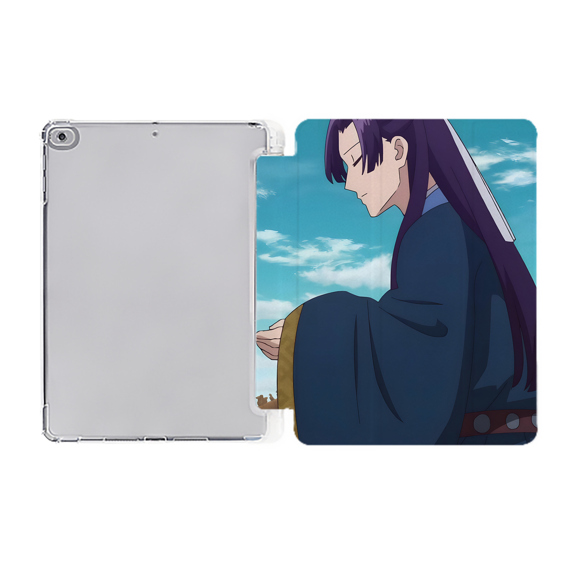 （画像用） 薬屋のひとりごと The Apothecary Diaries IPad ケース ペン収納付き 三つ折りスタンド PUレザー×シリコン 対応機種9.5/10.5/10.9インチ